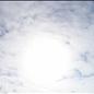 the sun finally shows itself at 12:00pm
